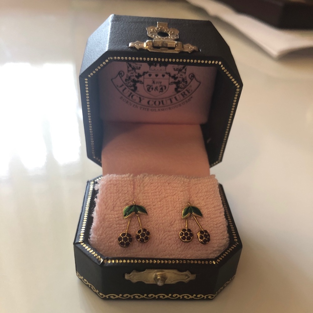 Vintage Juicy Couture Cherry Earrings